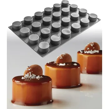 Nádoba na pečení Forma silikonová (24ks Cilindro) prům.6,5, v.4cm, 130ml