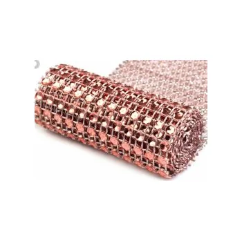 Stuha Diamantový pás - MĚDĚNÝ / 1 m