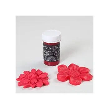 Potravinářské barvivo Barva gelová Sugarflair - Třešňově červená / CHERRY RED