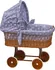 Kolébka pro miminko Scarlett Proutěný košík s boudičkou hvězdička