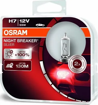 Autožárovka Osram Night Breaker Silver Duo-box H7 12V 55W