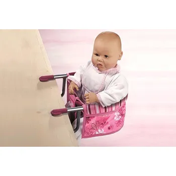 Doplněk pro panenku Götz jídelní židlička ke stolu pro panenky 30-50 cm