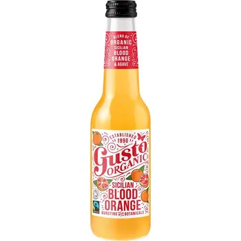 Limonáda Gusto Organic Sicilian Blood Orange 275 ml