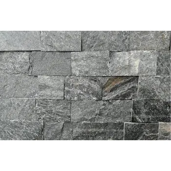 Obklad Přírodní kámen Vipstone rula zeleno-černá formát. obklad 1-2,5 cm (formát 10 cm) cena za m2