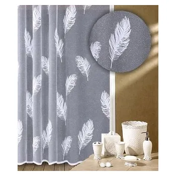 Záclona Záclona Peří výška 230 cm bílá