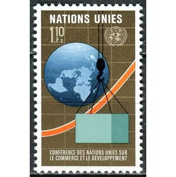 Poštovní známka (1976) MiNr. 57 ** - OSN Ženeva - Konference OSN o obchodu a rozvoji (UNCTAD)