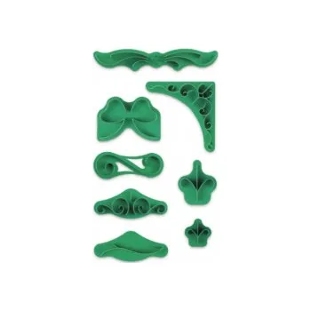 Otiskovače plastové - ORNAMENTY (sada 7 ks)