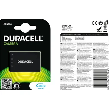 Baterie Duracell NP-20 - 3.7v 700mAh - Li-Ion 427
