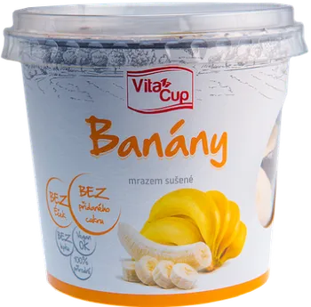 Sušené ovoce VitaCup Banány plátky 45 g