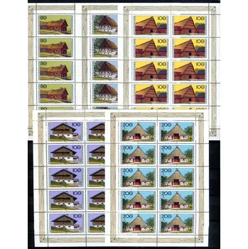 Poštovní známka (1995) MiNr. 1819 - 1823 ** - Německo - PL - Dobré životní podmínky: Usedlosti v Německu (I)