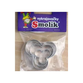 Vykrajovátko Vykrajovátka - Trojlístky hladké / sada 3 ks