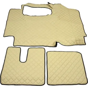 autokoberec Kožené koberce MAN TGA - široká kabina, béžové