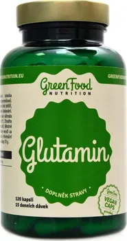 Aminokyselina Green Food nutrition Glutamin 120 cps.