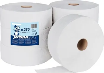 Toaletní papír Jumbo Prima Soft 280 2vrstvý 6 ks
