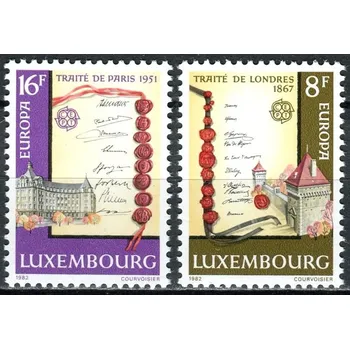 Poštovní známka (1982) MiNr. 1052 - 1053 - ** - Lucembursko - Europa: Historické události
