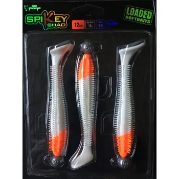 Umělá nástraha Fox Rage Gumová nástraha Spikey Shad - Loaded 3ks ---: Salt N Pepper 12cm - 15g
