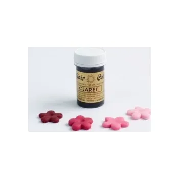 Potravinářské barvivo Barva gelová Sugarflair - Bordó / CLARET