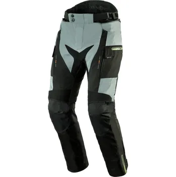 Moto bunda Pánské moto kalhoty Rebelhorn CUBBY III - černo/šedo/fluo žluté L