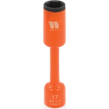 Gola hlavice Hlavice nástrčná prodloužená pro rázové utahováky 1/2", 6 hran, CrMo, 17 mm, Welzh (Welzh Werkzeug)