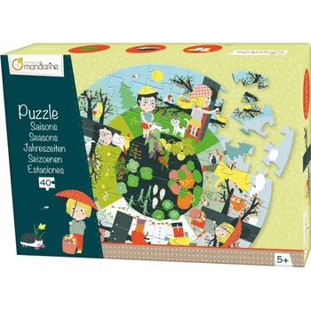 Puzzle Avenue Mandarine Roční období 40 dílků