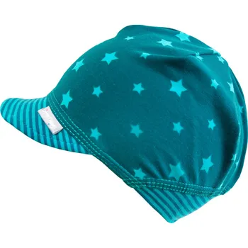 Kšiltovka tyrkysová kšiltovka s hvězdičkami