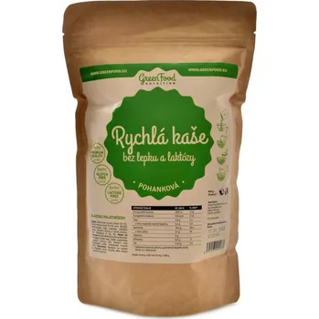Fitness strava GreenFood-nutrition Rychlá kaše bez lepku a laktozy 500 g