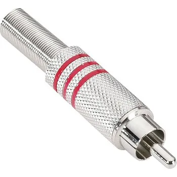 Audio kabel Adam Hall RCA Cinch 7622 Červený (RCA/Cinch konektor samec)