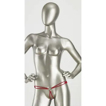 Dámské erotické kalhotky Eros Veneziani Dámská šnůrková tanga červená 2825 M/L + Doprava zdarma