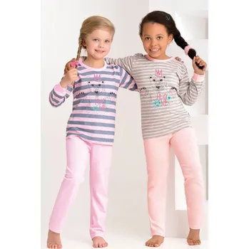Dívčí pyžamo Taro, dětské pyžamo 769-Amelie, dl.rukáv, růžová, vel. 110