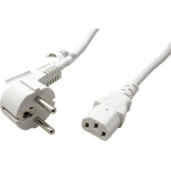 Napájecí kabel goobay Kabel síťový, CEE 7/7(M) - IEC320 C13, bílý, 5m (51321) - 19.92.0015