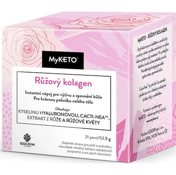 MyKETO Růžový kolagen 21 porcí 52,5 g