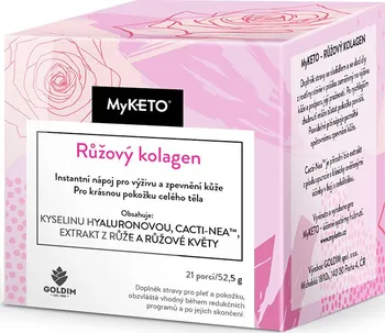 Speciální výživa MyKETO Růžový kolagen 21 porcí 52,5 g