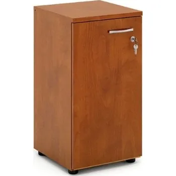 Policová skříň Jednodvéřová policová skříň OFFICE, úzká, 1 police, nízká, levá