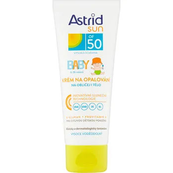 Přípravek na opalování Astrid Baby SPF 50 75 ml