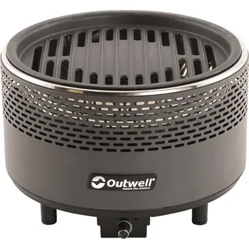 Zahradní gril Recenze Outwell Calvi Smokeless Grill šedý