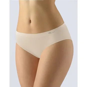 Kalhotky GINA dámské kalhotky klasické, širší bok, bezešvé, jednobarevné Bamboo Soft 00047P tělová L/XL