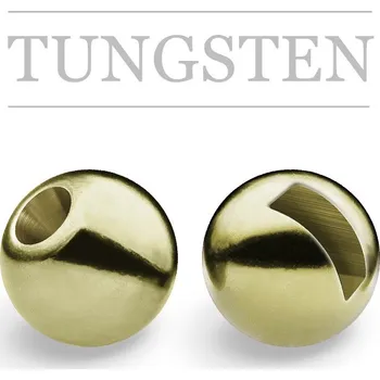 Knápek Kulička wolframová s drážkou METALLIC Olive