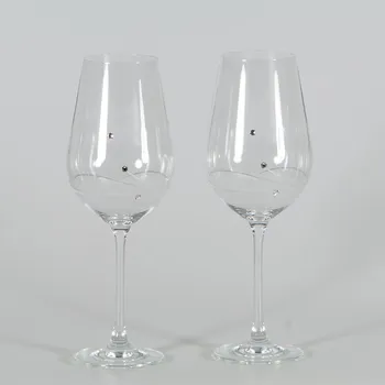 Sklenice Sklenice se Swarovski Elements na červené víno 470 ml