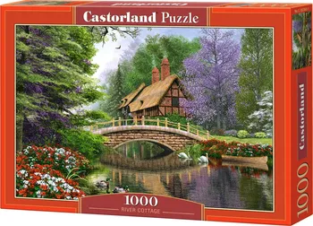 Puzzle Castorland Dům u mostu 1000 dílků