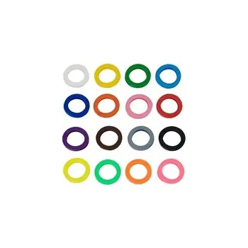 Rozlišovač klíče Rozlišovač ring průměr 29 mm zelený neon