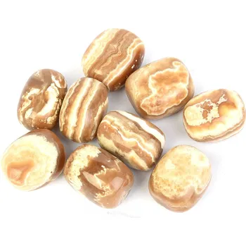 Přírodní kámen Aragonit / onyx hnědý vel.L (Pakistán)