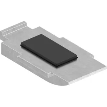 Zábradlí Feldmann 25-EK-B-V2A - nerezová zajišťovací podpěra do držáku skla a plechu - model 25, AISI 304 brus, pro nerezové zábradlí a schodiště