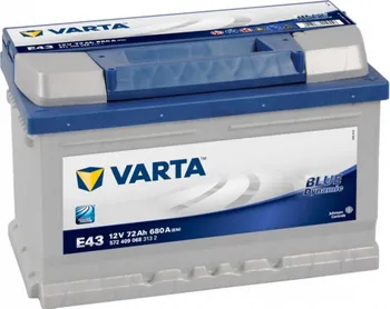 Autobaterie Varta Blue Dynamic E43 12V 72Ah 680A