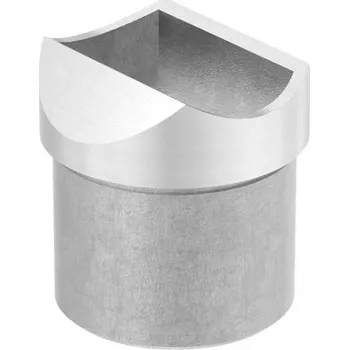 Feldmann Nerezový držák kulatého madla zábradlí pr.42,4 mm 60211-240 brus, na trubku pr.42,4 mm, krátký