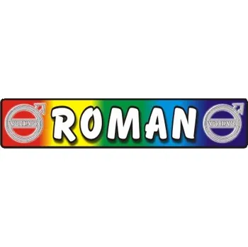 Dekorativní svítidlo Světelná SPZ jmenovka 23