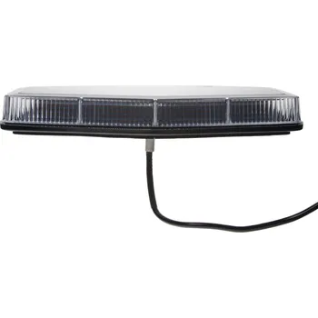 Maják Rampa oranžová, 48LEDx1W, pevná montáž, 12-24V, 279mm, ECE R10/R65 (kf19fix)