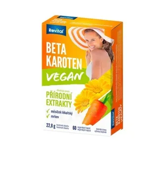 Přírodní produkt Revital Beta-karoten Vegan 60 cps.