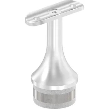 Zábradlí Feldmann Nerezový držák kulatého madla zábradlí pr.42,4 mm 50253-240 brus, na trubku pr.42,4 mm, pevný