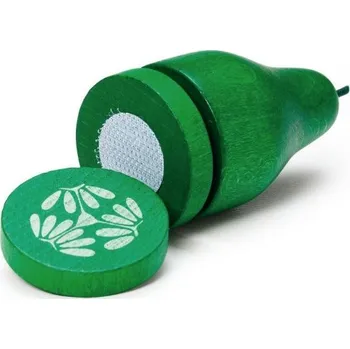 Hra na obchod Erzi obchůdek & kuchyňka - okurka ke krájení - dřevěné ovoce na hraní