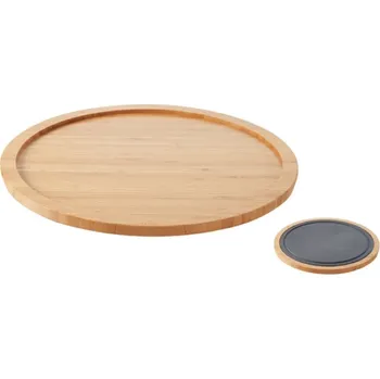 Talíř Revol Podnos bambusový pro talíř kulatý s drážkou 30 cm (REV-647911) | REV-649164